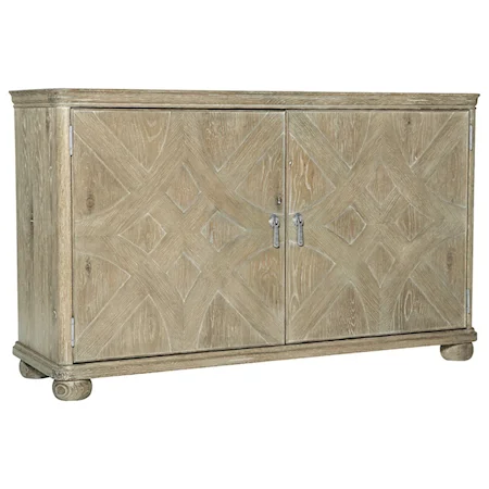 Rustic Accent Chest with Adjustable Shelves